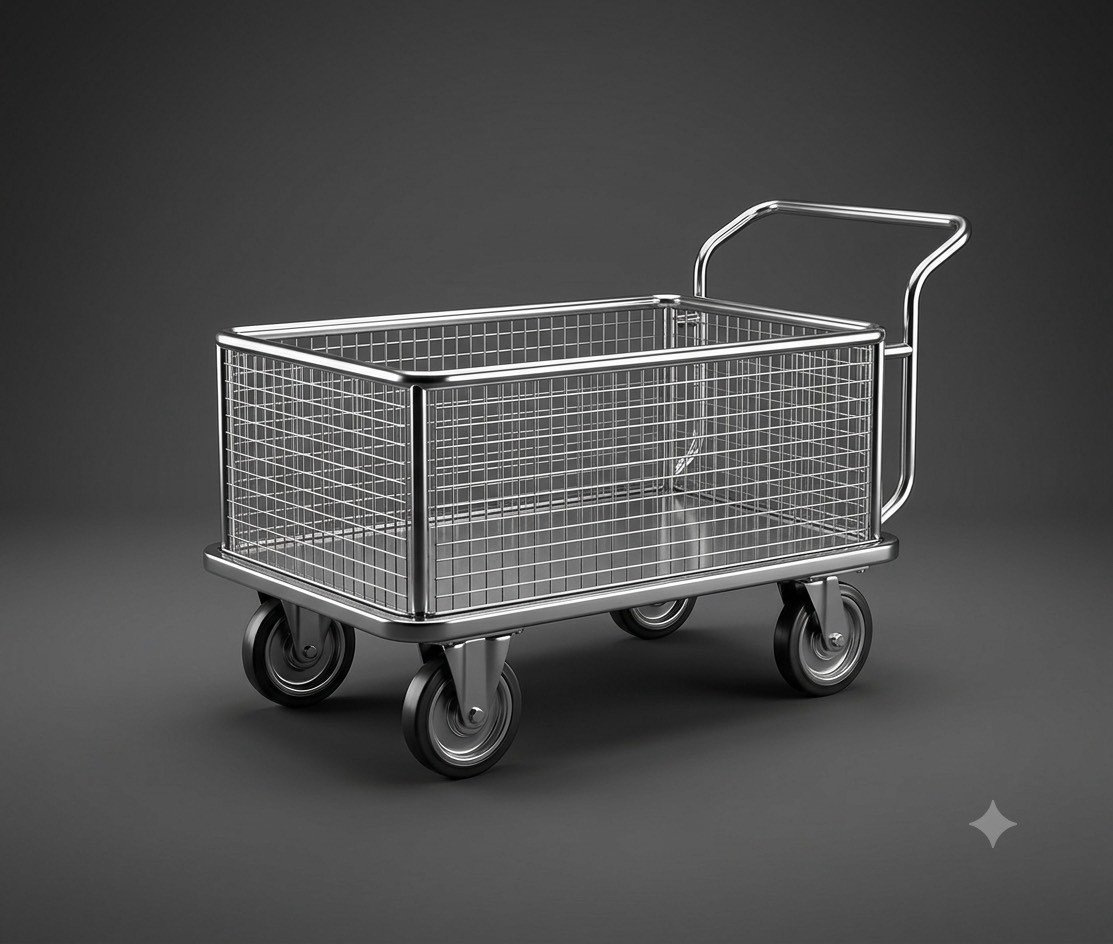 รถเข็นของ Utility cart ขนาด 65 x 105 x 75 CM.