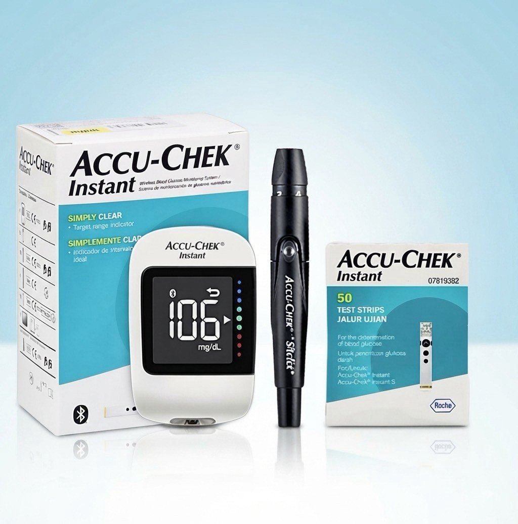 เครื่องวัดน้ำตาลในเลือด Accu-Chek Instant