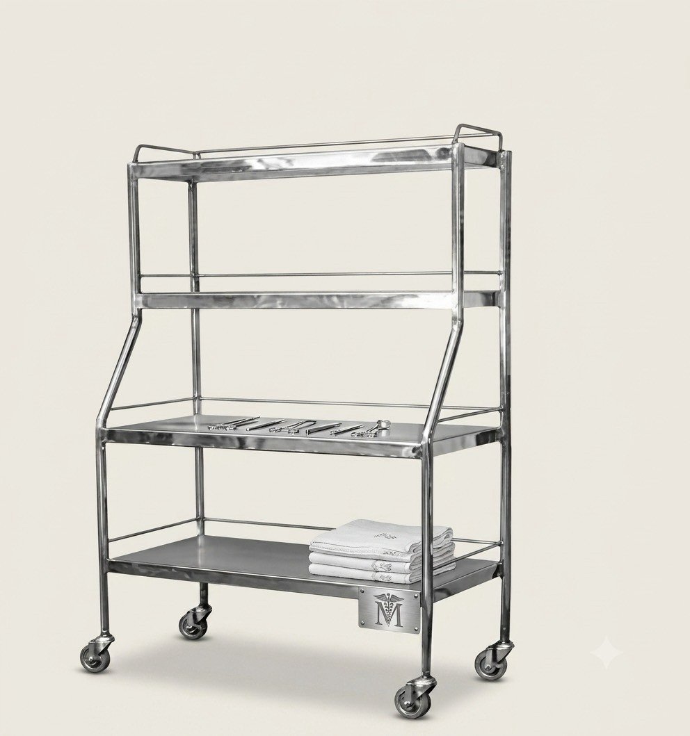 โต๊ะวางเครื่องมือแพทย์ 4 ชั้นInstrument Table.