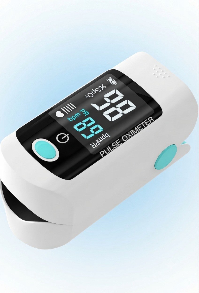 เครื่องวัดความอิ่มตัวของออกซิเจน ในเลือด Sp02 & PR Monitor 8S Quick Measure Meter