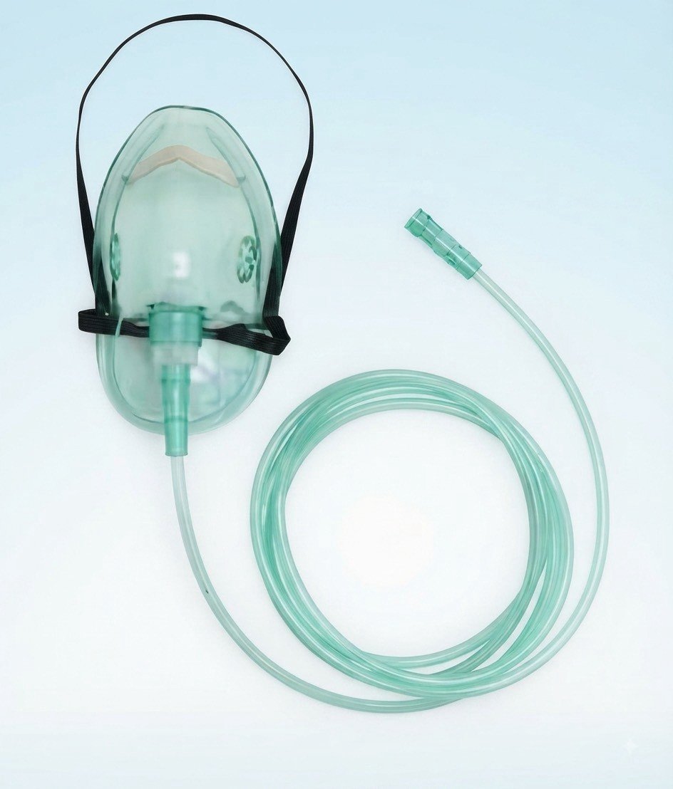 หน้ากากออกซิเจน Simple 02 Mask สำหรับเด็กและผู้ใหญ่