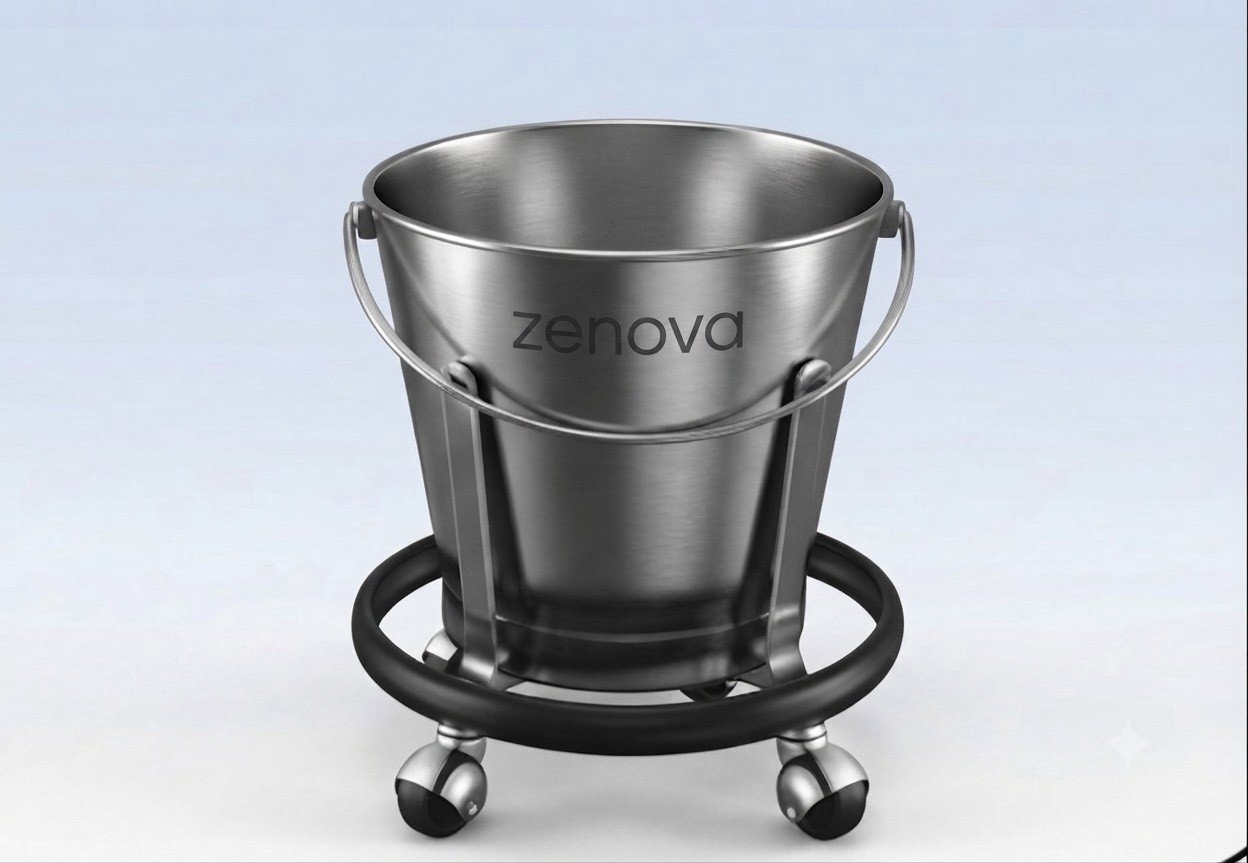 ถังเตะพร้อมล้อเลื่อน Kock Bucket
