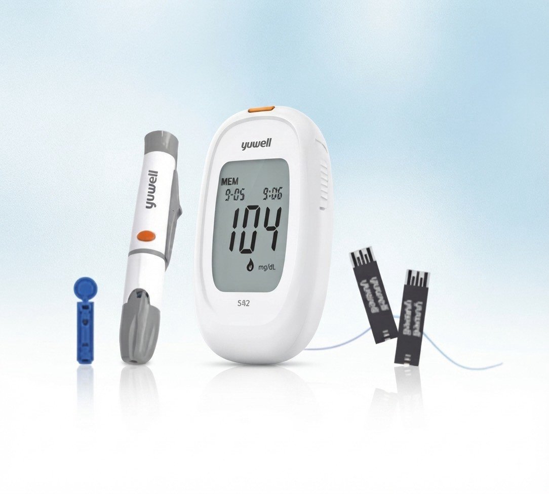 Yuwell เครื่องตรวจน้ำตาลปลายนิ้ว DTX รุ่น 582