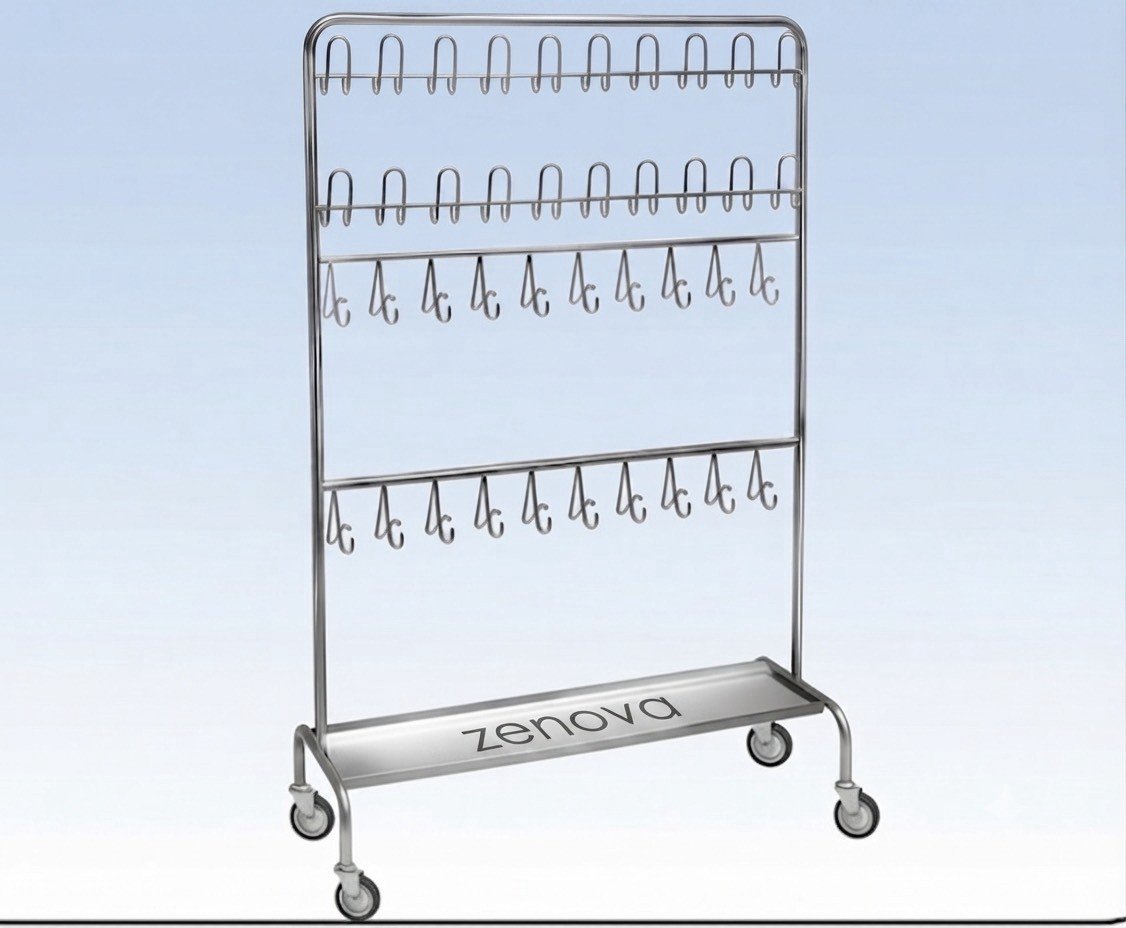 ชั้นแขวนหม้อนอนและกระบอกปัสสาวะ Bed Pan and Urinal Rack